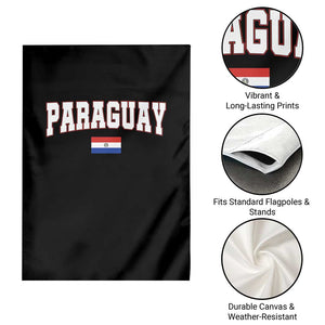 Paraguay Retro Athletic Varsity Style Garden Flag Paraguaya Flag Country Pride Heritage TS02 Print Your Wear