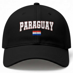 Paraguay Retro Athletic Varsity Style Baseball Cap Paraguaya Flag Country Pride Heritage TS02 Print Your Wear