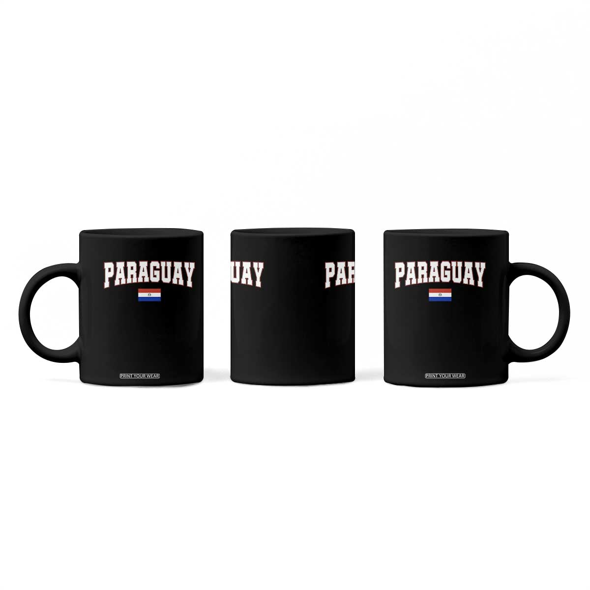 Paraguay Retro Athletic Varsity Style Coffee Mug Paraguaya Flag Country Pride Heritage TS02 Print Your Wear
