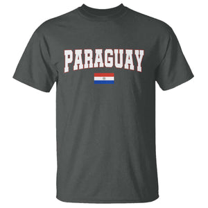 Paraguay Retro Athletic Varsity Style T Shirt Paraguaya Flag Country Pride Heritage TS02 Print Your Wear