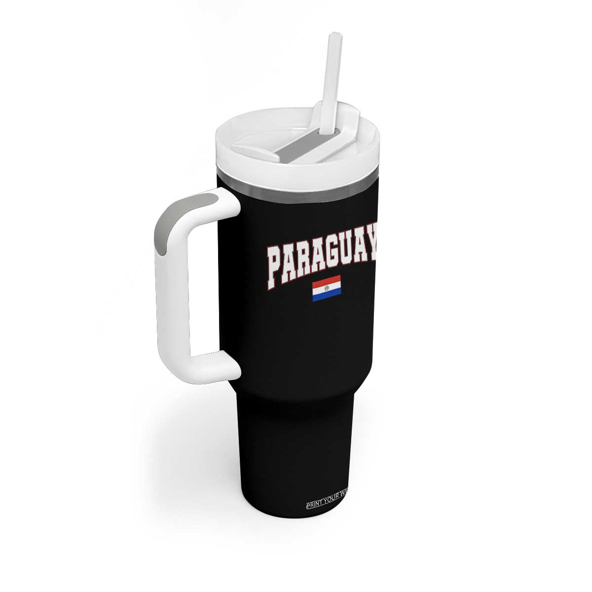 Paraguay Retro Athletic Varsity Style Tumbler With Handle Paraguaya Flag Country Pride Heritage TS02 Print Your Wear
