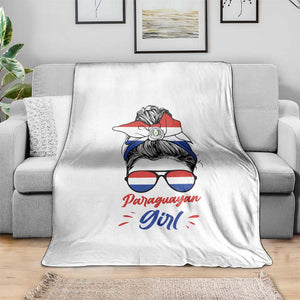 Proud Paraguayan Girl Messy Bun Bandana Aviator Sunglasses Throw Blanket Paraguay Heritage Roots HispanicLatina Pride TS02 Print Your Wear