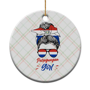 Proud Paraguayan Girl Messy Bun Bandana Aviator Sunglasses Ceramic Ornament Paraguay Heritage Roots HispanicLatina Pride TS02 1pc Christmas Plaid Print Your Wear
