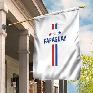 Paraguay Flag Soccer Jersey Style Graphic Garden Flag Patriotic Paraguaya Pride Football Fans Sports Spirit TS02 Print Your Wear