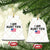Funny Cat Selfie Bigfoot Xmas Sasquatch Ceramic Ornament Sarcastic Political Meme American Flag TS02 Print Your Wear