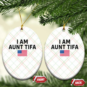 Funny Cat Selfie Bigfoot Xmas Sasquatch Ceramic Ornament Sarcastic Political Meme American Flag TS02 Print Your Wear