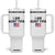 Funny I Am Aunt Tifa Tumbler With Handle Sarcastic Political Meme American Flag TS02 One Size: 40 oz White Print Your Wear