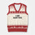 Funny I Am Aunt Tifa V-Neck Knit Sweater Vest Sarcastic Political Satire Minimalist TS02 Beige Red Print Your Wear