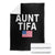 Aunt Tifa Throw Blanket Funny Political Sarcasm Patriotic American Flag TS02 Black Print Your Wear
