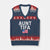 Aunt Tifa V-Neck Knit Sweater Vest Funny Political Sarcasm Patriotic American Flag TS02 Navy Red Print Your Wear
