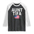 Aunt Tifa Raglan Shirt Funny Political Sarcasm Patriotic American Flag TS02 Black White Print Your Wear