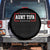 Aunt Tifa Spare Tire Cover Funny Political Sarcasm Patriotic TS02 No hole Black Print Your Wear