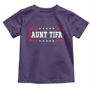 Aunt Tifa Toddler T Shirt Funny Political Sarcasm Patriotic TS02 Purple Print Your Wear