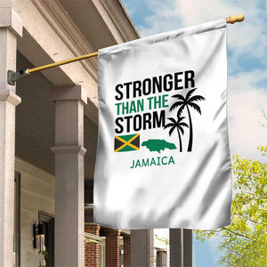 Stronger Than The Storm Jamaica Garden Flag Resilience and Hope Hurricane Awareness TS02 Print Your Wear