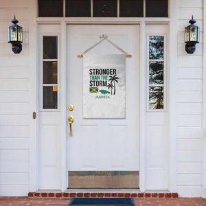 Stronger Than The Storm Jamaica Garden Flag Resilience and Hope Hurricane Awareness TS02 Print Your Wear