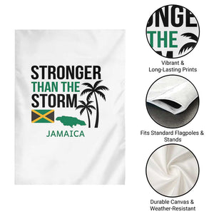 Stronger Than The Storm Jamaica Garden Flag Resilience and Hope Hurricane Awareness TS02 Print Your Wear