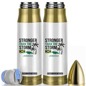 Stronger Than The Storm Jamaica Bullet Tumbler Resilience and Hope Hurricane Awareness TS02 White Print Your Wear