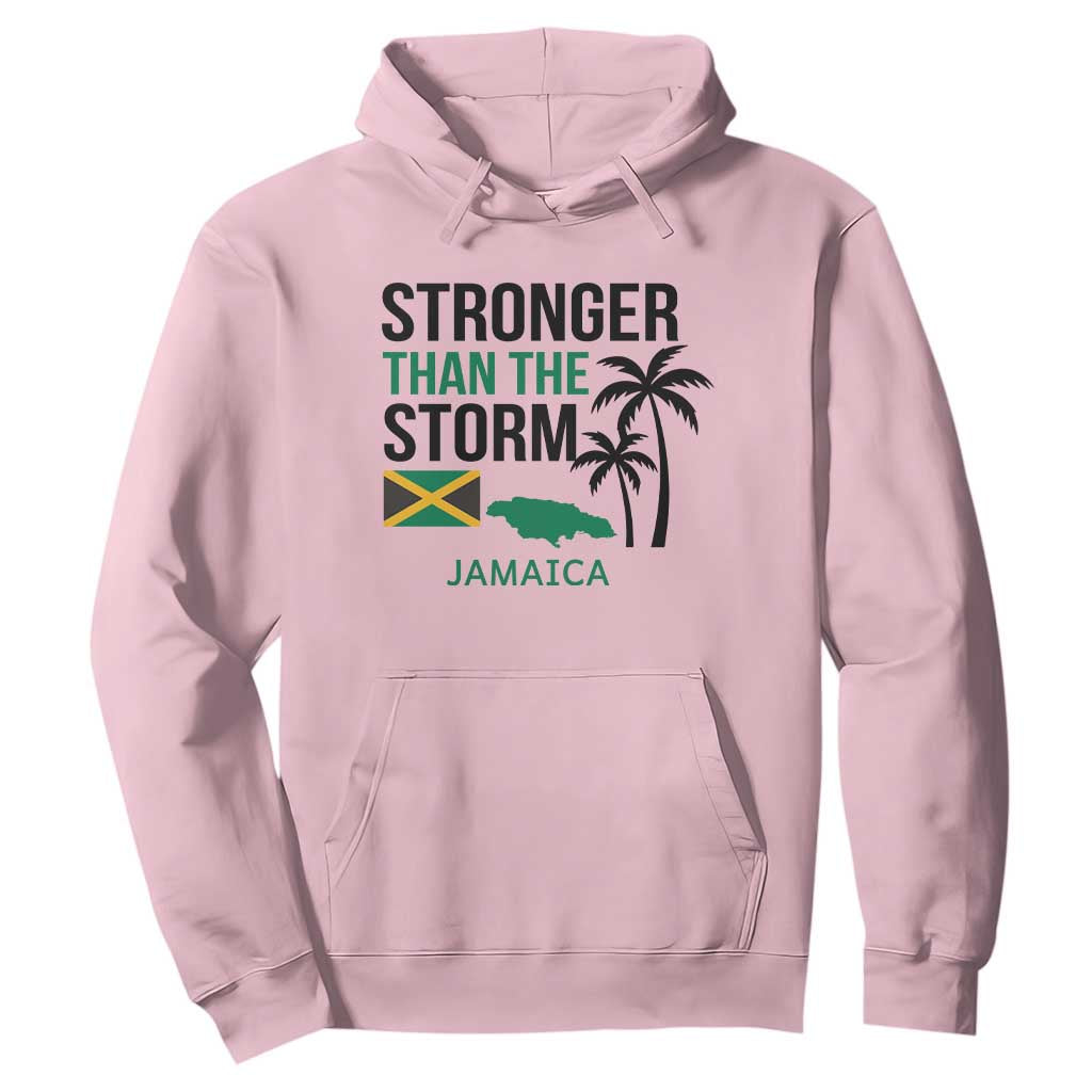 Stronger Than The Storm Jamaica Hoodie Resilience and Hope Hurricane Awareness TS02 Light Pink Print Your Wear