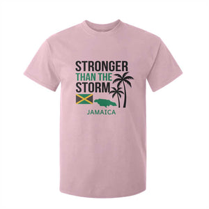 Stronger Than The Storm Jamaica T Shirt For Kid Resilience and Hope Hurricane Awareness TS02 Light Pink Print Your Wear