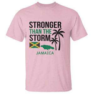 Stronger Than The Storm Jamaica T Shirt Resilience and Hope Hurricane Awareness TS02 Light Pink Print Your Wear