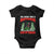 Mothman Christmas Baby Onesie We Wish You A Mothman Cryptmas Cryptid Cryptidcore TS02 Black Print Your Wear