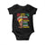 Proud Black Woman Baby Onesie God Says I Am Melanin Girl Pride TS02 Black Print Your Wear