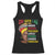 Proud Black Woman Racerback Tank Top God Says I Am Melanin Girl Pride TS02 Black Print Your Wear