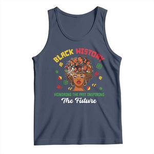 Black History Month Tank Top Honoring The Past Inspiring The Future African American Roots TS02 Navy Print Your Wear