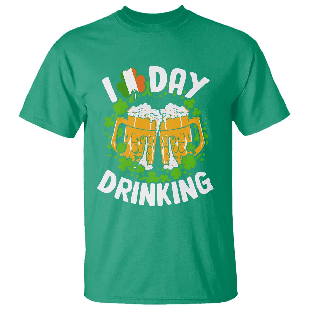 Funny St Patricks Day T Shirt I Love Day Drinking Beer Lover Drink Team TS02 Irish Green Print Your Wear