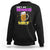 Funny Mardi Gras Drinking Couple Matching Sweatshirt She's My Drunker Half TS02 Black Printyourwear