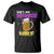 Funny Mardi Gras Drinking Couple Matching T Shirt She's My Drunker Half TS02 Black Printyourwear