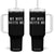 Funny Husband Joke Tumbler With Handle My Wife Beats Me TS02 One Size: 40 oz Black Print Your Wear