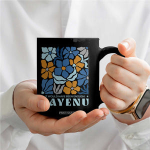 Dayenu Passover Jewish Holiday Floral Retro Coffee Mug It Would Have Been Enough Meaningful Seder Gift TS02 Print Your Wear