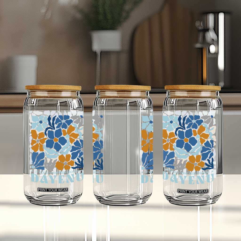 Dayenu Passover Jewish Holiday Floral Retro Glass Can It Would Have Been Enough Meaningful Seder Gift TS02 Print Your Wear