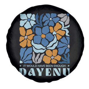 Dayenu Passover Jewish Holiday Floral Retro Spare Tire Cover It Would Have Been Enough Meaningful Seder Gift TS02 Print Your Wear