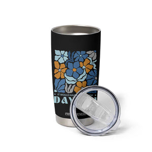 Dayenu Passover Jewish Holiday Floral Retro Tumbler Cup It Would Have Been Enough Meaningful Seder Gift TS02 Print Your Wear