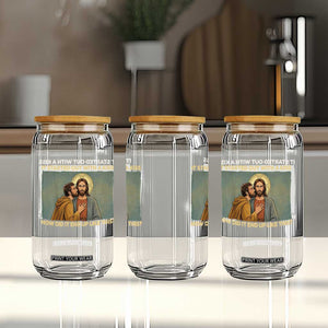 It Started Out With A Kiss Christian Easter Glass Can Judas Betrayal Biblical Scene Faith Reflection Gift TS02 Print Your Wear