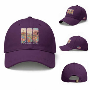 A Lot Can Happen In Three Days Christian Easter Baseball Cap Empty Tomb Cross Landscape Faith Inspirational Gift TS02 Baseball Cap Universal Fit Purple Print Your Wear