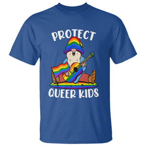 Protect Queer Kids T Shirt Gnome Ally LGBT Pride History Month Support TS02 Royal Blue Printyourwear