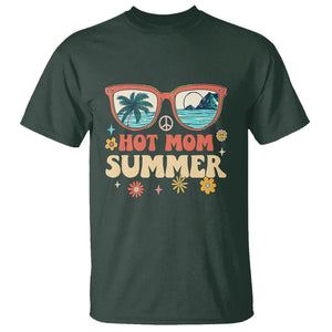 Hot Mom Summer T Shirt Aloha Beach Vacation Holidays Hot Women TS02 Dark Forest Green Printyourwear