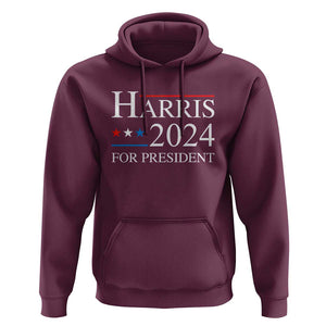 Vote For Kamala Hoodie Harris 2024 For President TS02 Maroon Print Your Wear
