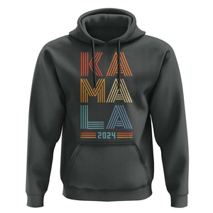 Kamala 2024 Hoodie Harris For President Retro Vintage TS02 Dark Heather Print Your Wear