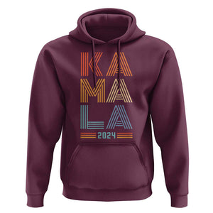 Kamala 2024 Hoodie Harris For President Retro Vintage TS02 Maroon Print Your Wear