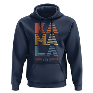 Kamala 2024 Hoodie Harris For President Retro Vintage TS02 Navy Print Your Wear