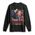 Garbage For Trump 2024 Long Sleeve Shirt Proud To Be Garbage Donald Raised Fist TS02 Black Print Your Wear