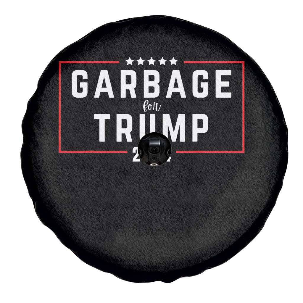 Garbage For Trump 2024 Spare Tire Cover US 47th President TS02 Print Your Wear