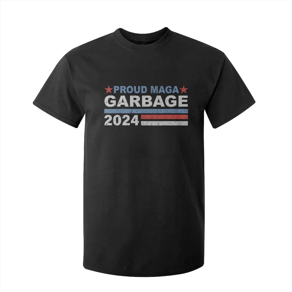 Proud Garbage 2024 T Shirt For Kid Vote Trump for President Election TS02 Black Print Your Wear