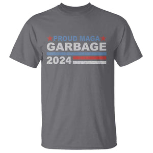 Proud Garbage 2024 T Shirt Vote Trump for President Election TS02 Charcoal Print Your Wear