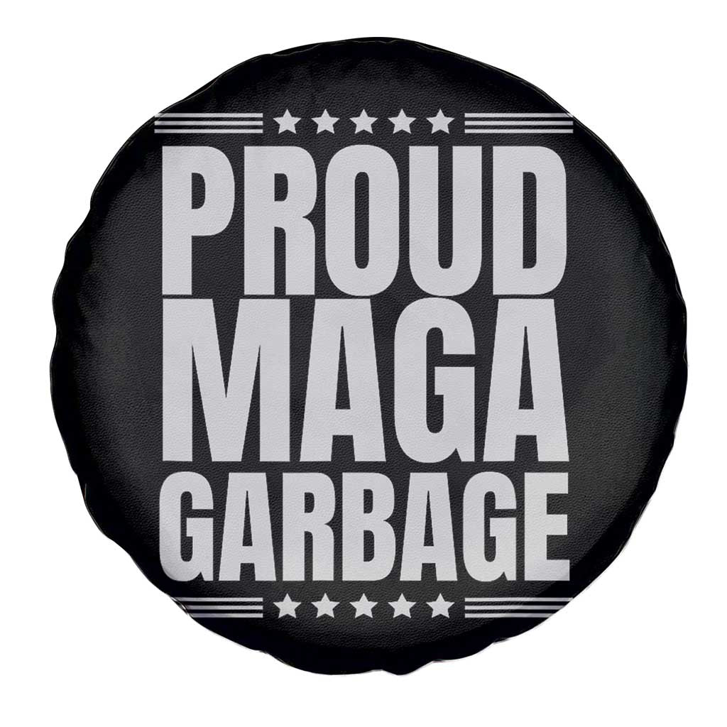 Proud Garbage 2024 Spare Tire Cover Vote Trump for President TS02 Print Your Wear