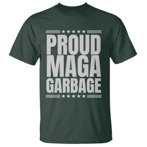 Proud Garbage 2024 T Shirt Vote Trump for President TS02 Dark Forest Green Print Your Wear
